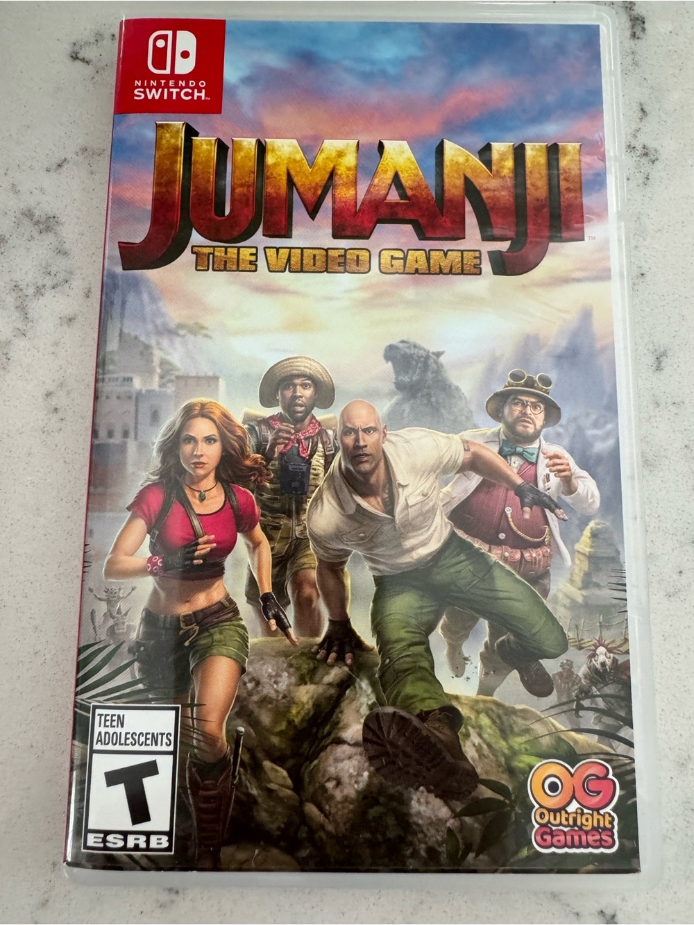 Nintendo Jumanji: The Video Game — Red, Gold, Green Cover